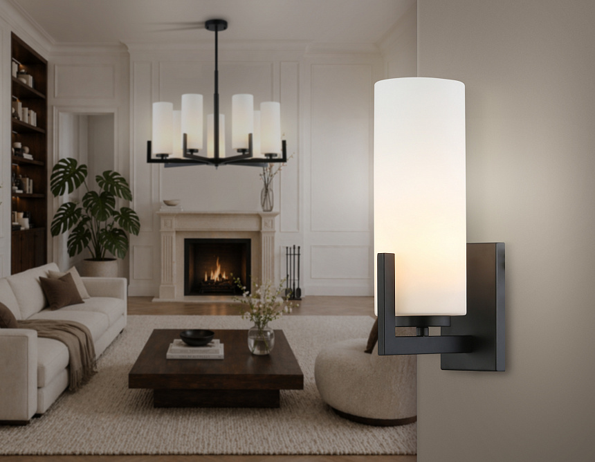 LH56061 BK/WH черный/белый E27 max 60W 185*100*310