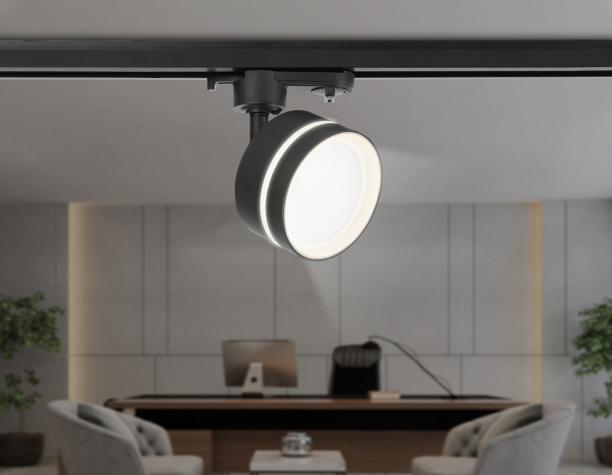 GL5385 BK/FR черный/белый матовый GX53 max 12W