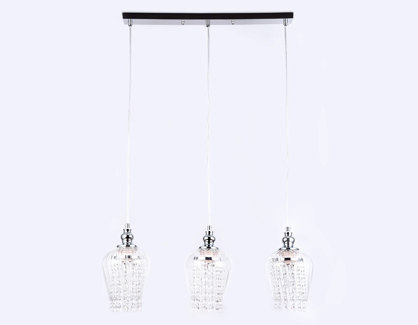 TR3612/3 CH/CL хром/прозрачный E27/3 max 40W 570*140*920