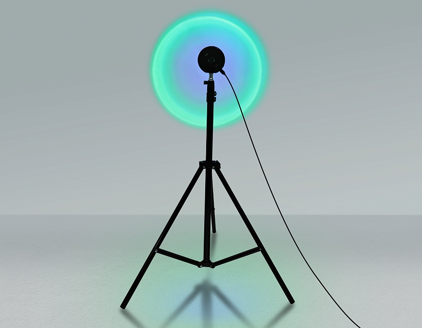 DE8387 BK черный LED RGB 3W (ПДУ RGB)