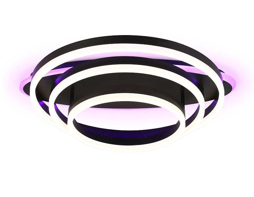 FA8524 BK черный 146W 3000K-6400K+RGB 560*500*150 (ПДУ РАДИО 2.4G)