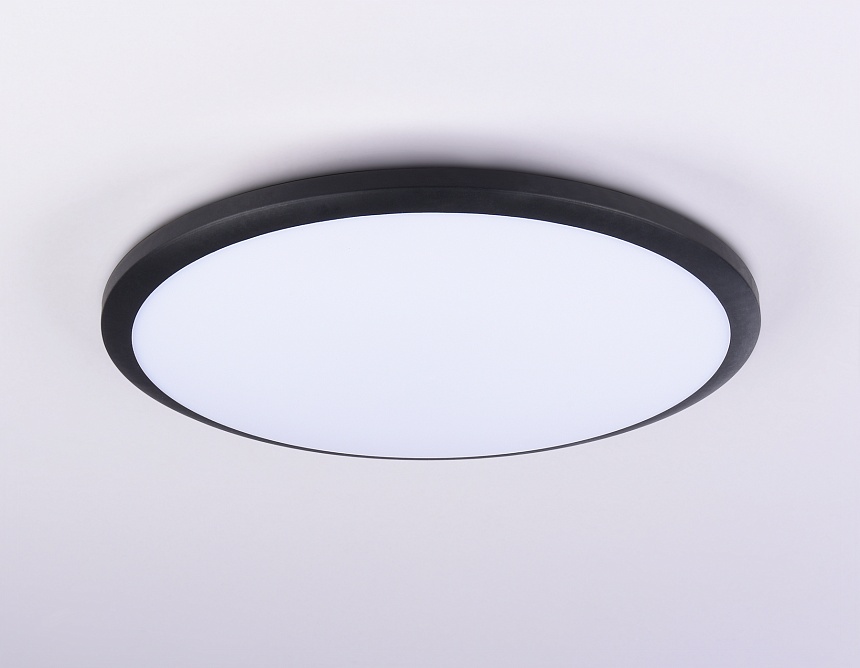 FZ1234 BK черный IP44 42W 6400К D370*55 (Без ПДУ)