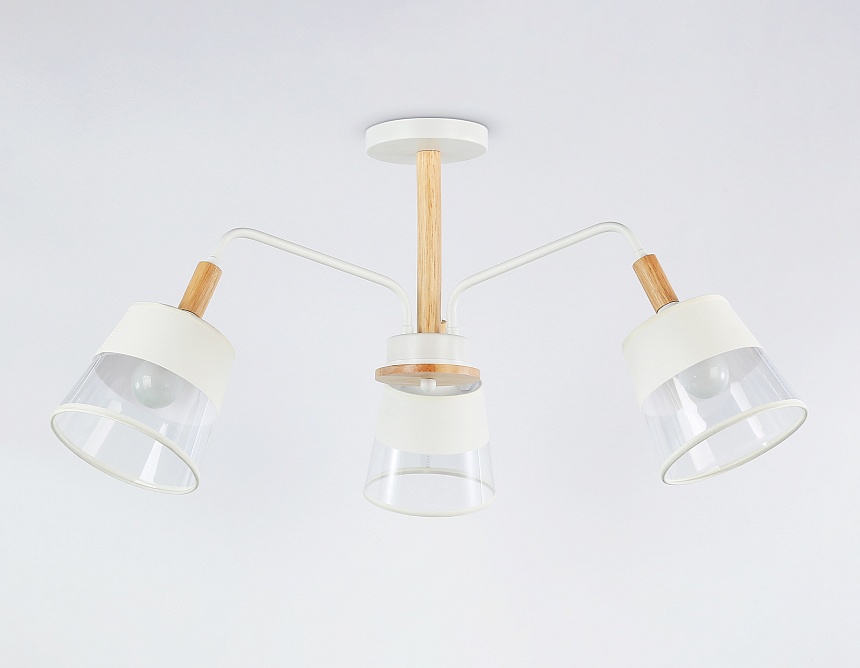 TR4737/3 WH/LW белый/светлое дерево E27/3 max 40W D760*350