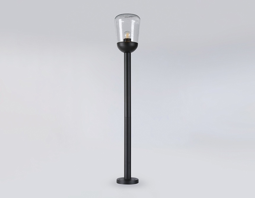 ST2092 BK/CL черный/прозрачный IP54 E27 max 40W D150*950 ST2092 BK/CL черный/прозрачный IP54 E27 max 40W D150*950