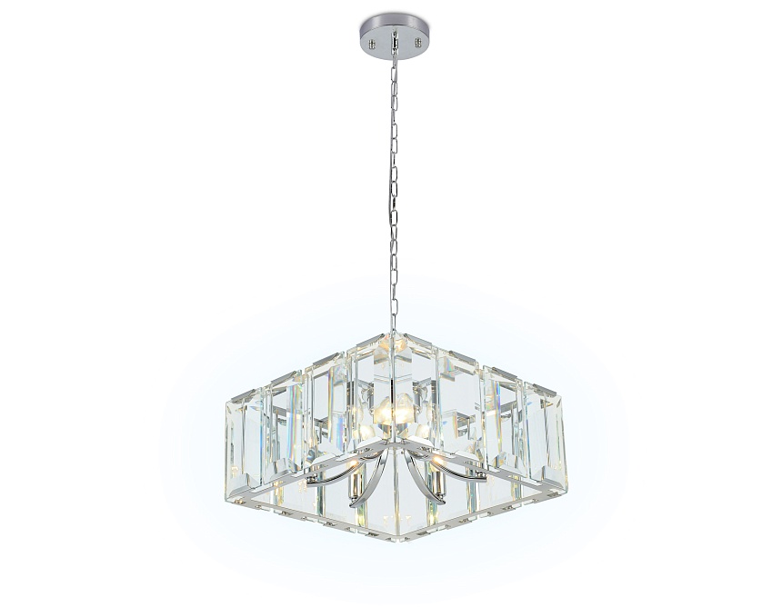 TR5148 CH/CL хром/прозрачный E14/6 max 40W 500*500*1000