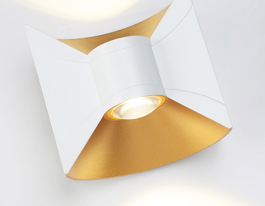 ST4471 WH/GD белый/золото LED 4200K 6W IP54 92*98*55