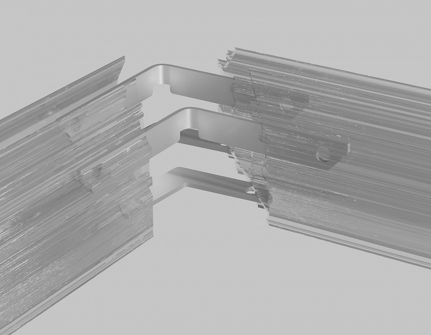 GL2015 AL алюминий 80*10*1,5 4шт