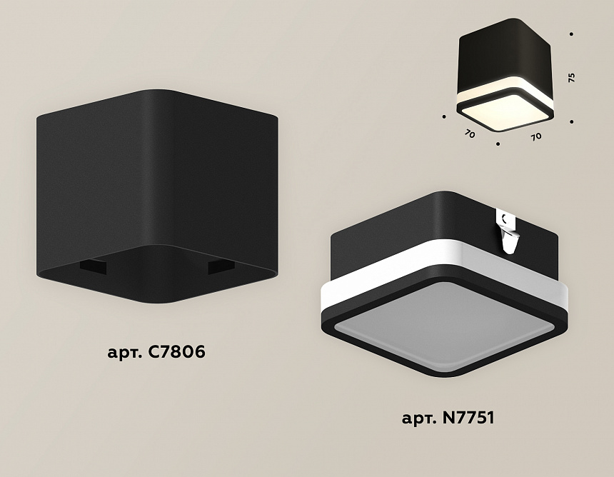 XS7806030 SBK/FR черный песок/белый матовый MR16 GU5.3 (C7806, N7751) XS7806030 SBK/FR черный песок/белый матовый MR16 GU5.3 (C7806, N7751)