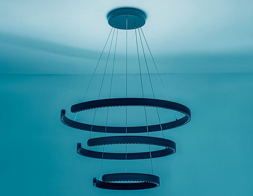 FL5888/3 BK черный 90W 3000K/4200K/6400K D800/600/400*1200 (без ПДУ)