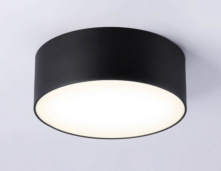 FV5513 BK черный LED 15W 3000K D120*58 (Без ПДУ)