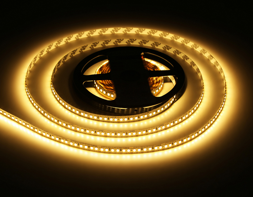 GS1301 2835 180Led/ 14.4W m/ 12V IP20 3000K/ 5000*8*1.2mm (2 конт.) GS1301 2835 180Led/ 14.4W m/ 12V IP20 3000K/ 5000*8*1.2mm (2 конт.)