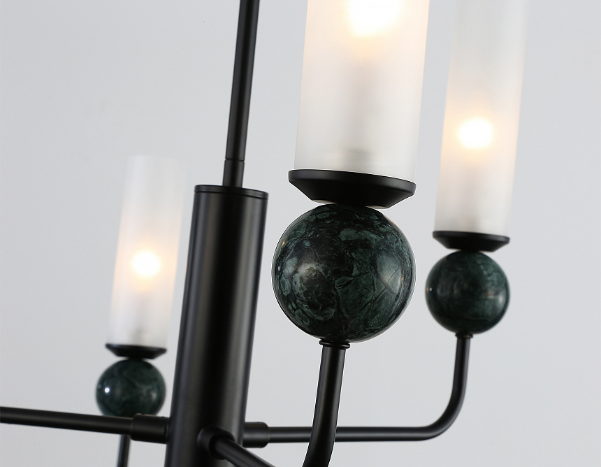 LH53274/6 BK/WH черный/белый E14*6 max 40W D1050*1445