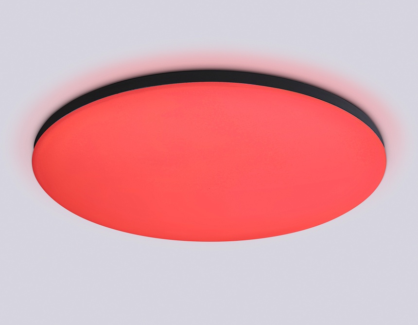 FZ2005 BK черный IP54 25W 3000K-6500K+RGB Wi-Fi Алиса/Tuya/Smart Home/Alexa D370*55 (ПДУ ИК)