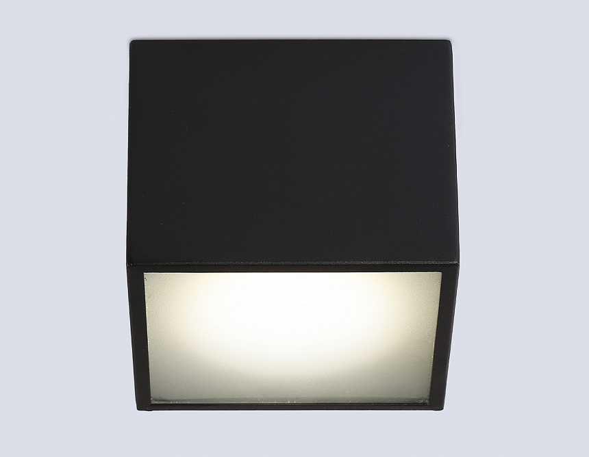 TN6532 BK черный IP44 GX53 100*100*80