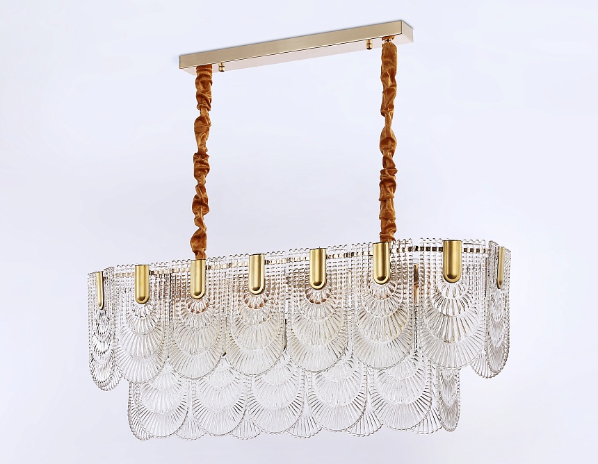 TR5389/12 GD/FR золото/белый матовый E27*12 max 40W 850*300*320