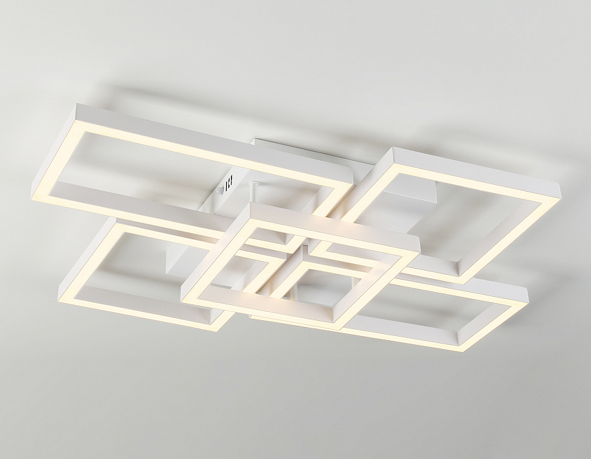 FA1011/4+1 WH белый 90W 3000K-6400K 710*490*95 (ПДУ ИК) FA1011/4+1 WH белый 90W 3000K-6400K 710*490*95 (ПДУ ИК)