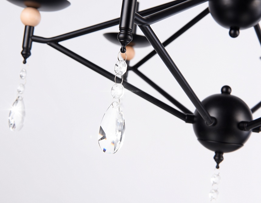 TR9597/6 BK черный E14/6 max 40W D660*880