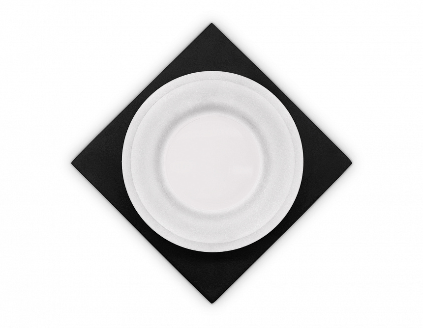 TN1316 SBK/FR черный песок/белый матовый GU5.3 92*92*45