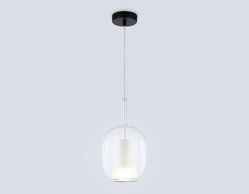 LH11121 BK/WH/CL черный/белый/прозрачный E27 max 60W D175*310