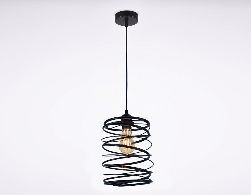 TR8401 BK черный E27 max 60W D190*1000