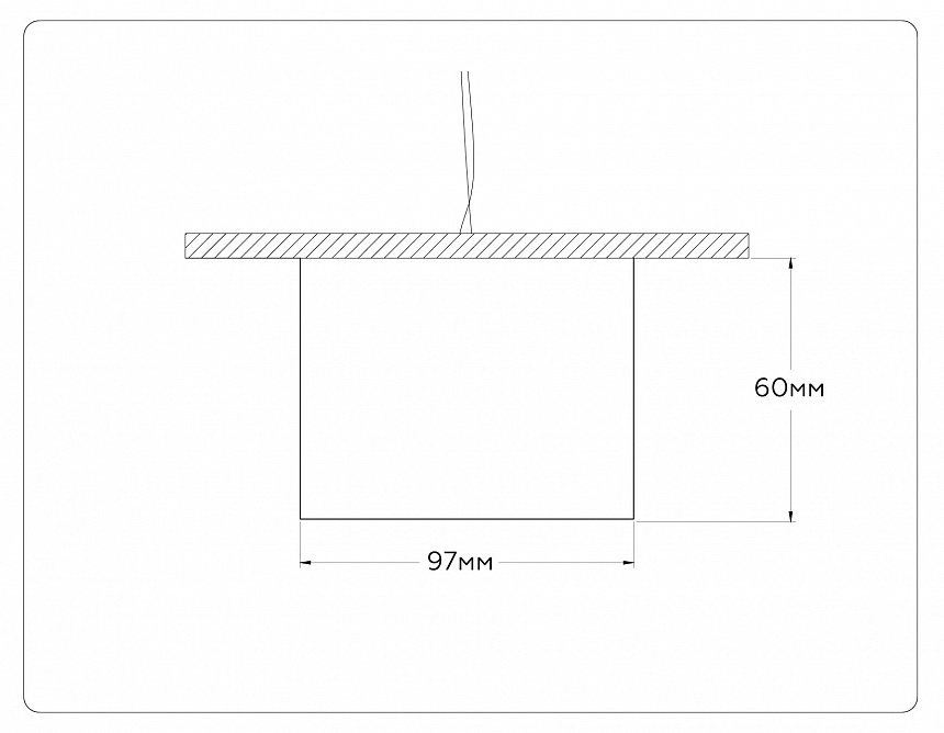 TN52894 SBK/GBK черный песок/черный глянец GX53 max 12W D97*60