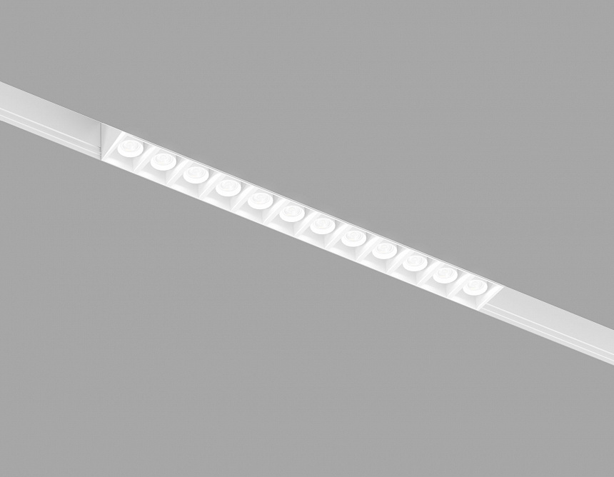 GL4490 WH белый IP20 12W 3CCT 3000-6000K SMART 48V 24° 218*22*25