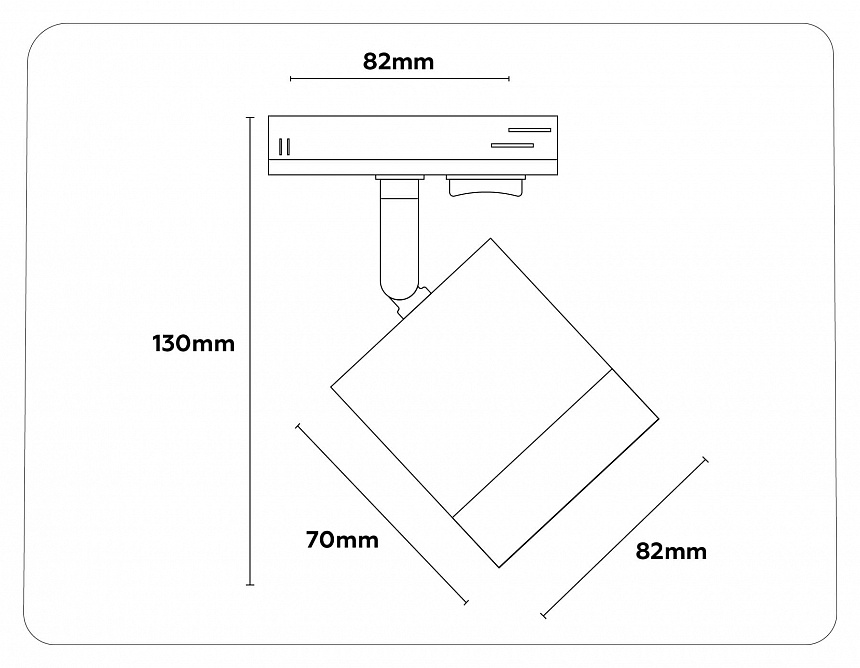 GL5361 WH/GD белый/золото GX53 max 12W
