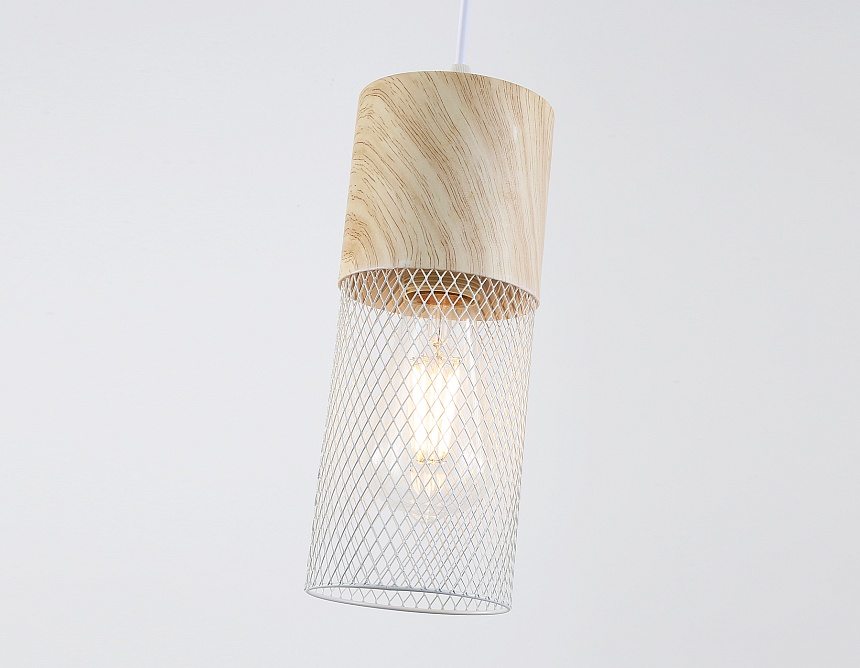 TR8498 WH/WD белый/дерево E27 max 60W D100*1000