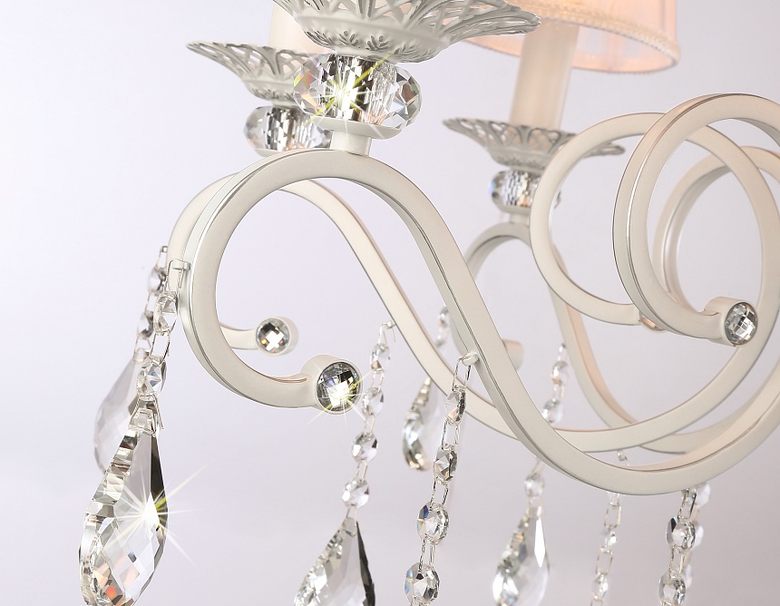 TR4548/8 WH/SL белый/серебро E14/8 max 40W D680*545