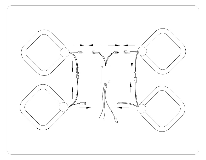 FA3819/4 WH белый 3000K-6400K 67W 380*380*90 (ПДУ ИК)
