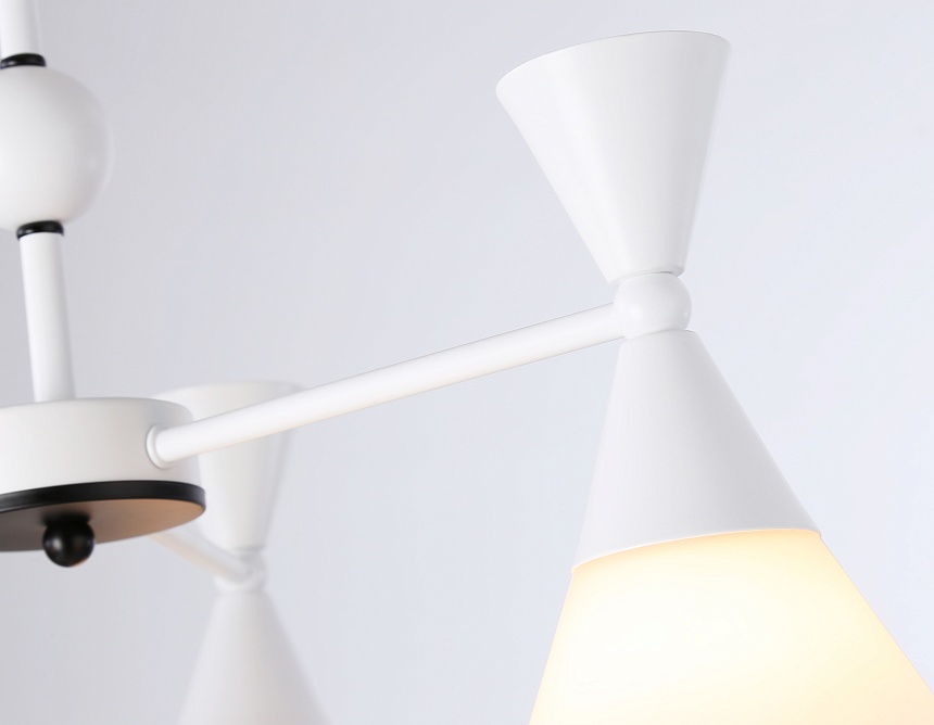 TR3164/3 WH/BK белый/черный E27/3 max 60W D580*380