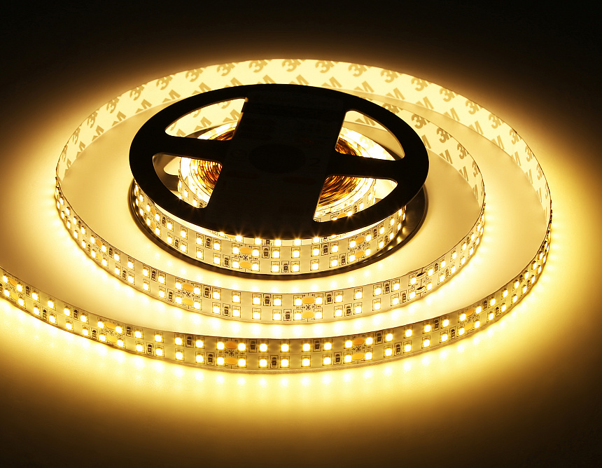 GS3701 2835 240Led /24W m/ 24V IP20 3000K/ 5000*14*1.2mm (2 конт.) GS3701 2835 240Led /24W m/ 24V IP20 3000K/ 5000*14*1.2mm (2 конт.)