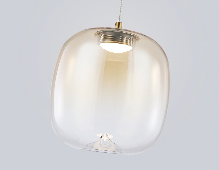 LH11093 BS/TI латунь/янтарь 4W 3000K D150*170