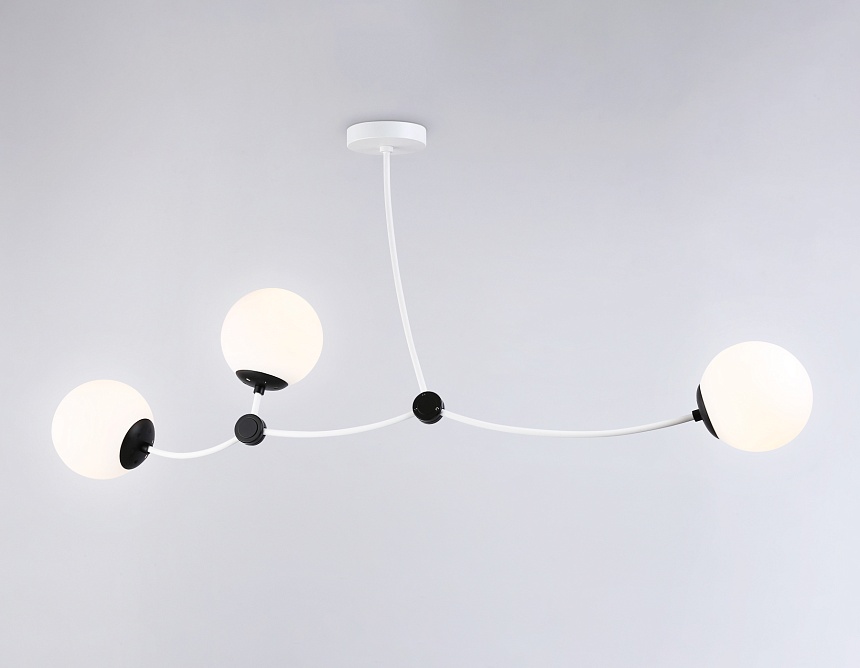 TR2566/3 WH/BK белый/черный E27/3 max 60W 1130*150*540