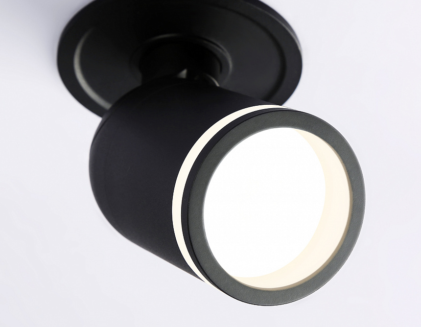 TA1273 SBK/FR черный песок/белый матовый MR16 GU5.3 D55*136