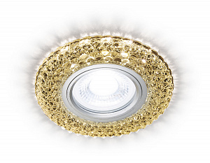 S291 CH/WR  хром/прозрачный MR16+3W(LED WARM 3000K)