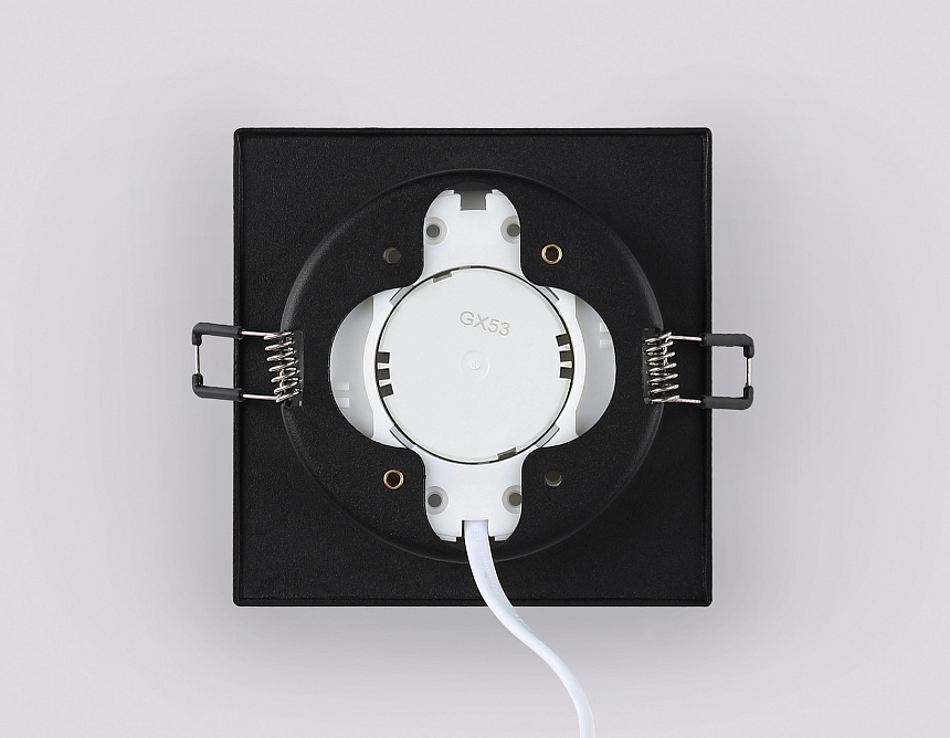 TN52422 BK/FR черный/белый матовый GX53 max 12W 105*105*45