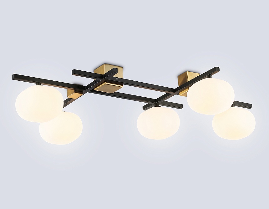 LH51015/5 BK/BS/FR черный/латунь/белый матовый G9*5 max 28W 800*560*170 LH51015/5 BK/BS/FR черный/латунь/белый матовый G9*5 max 28W 800*560*170