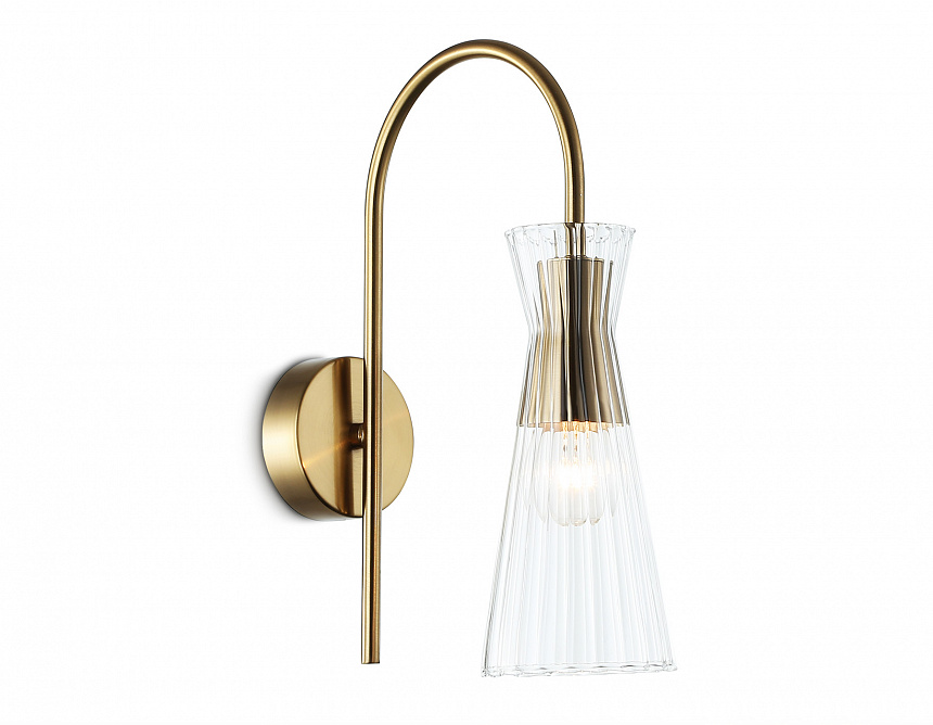 LH55705 BS/CL латунь/прозрачный E14 max 40W 220*90*300