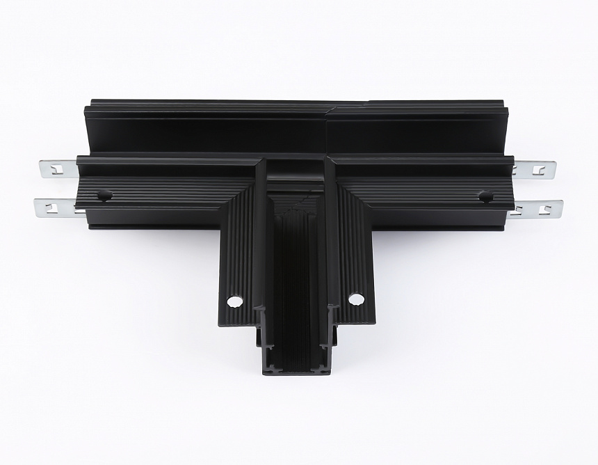 GL3356 BK черный коннектор т-образный встраиваемый 170*85*46,8