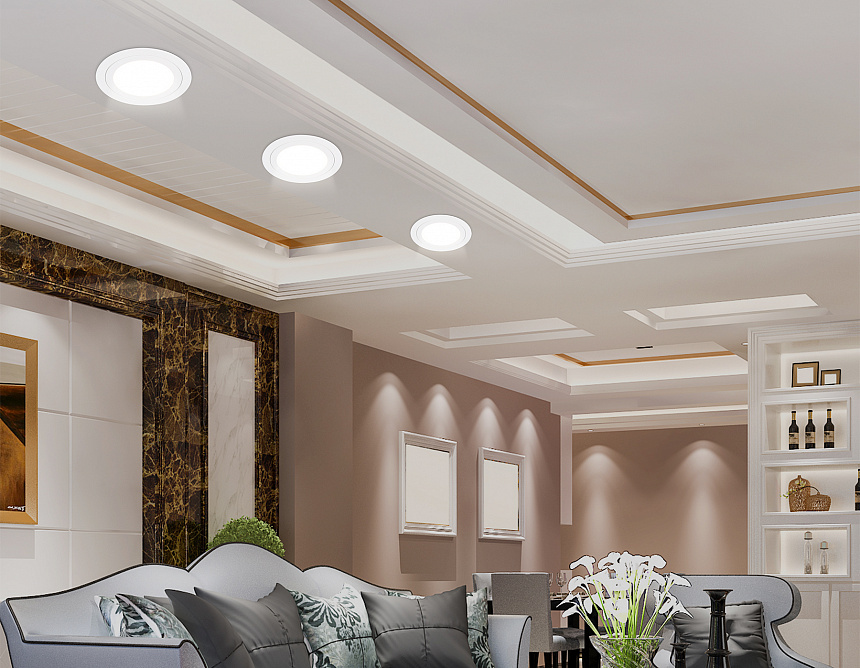 TN6601 WH белый IP44 GX53 max 15W D110*23