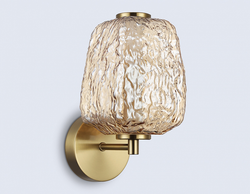 LH30108 SB/TI бронза/янтарь 8W 3000K 140*190*285