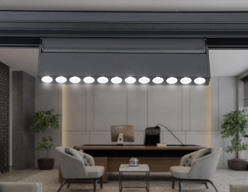 GL4048 BK черный IP20 12W 4200K 48V 24° 223*22*105