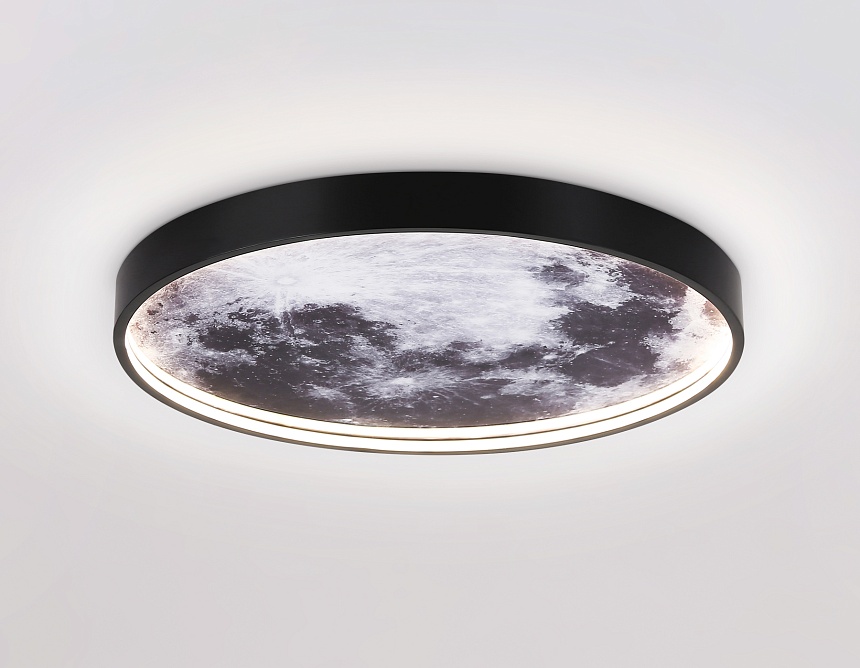 FW11111 BK черный 18W LED 3000-6400K D300*38 FW11111 BK черный 18W LED 3000-6400K D300*38