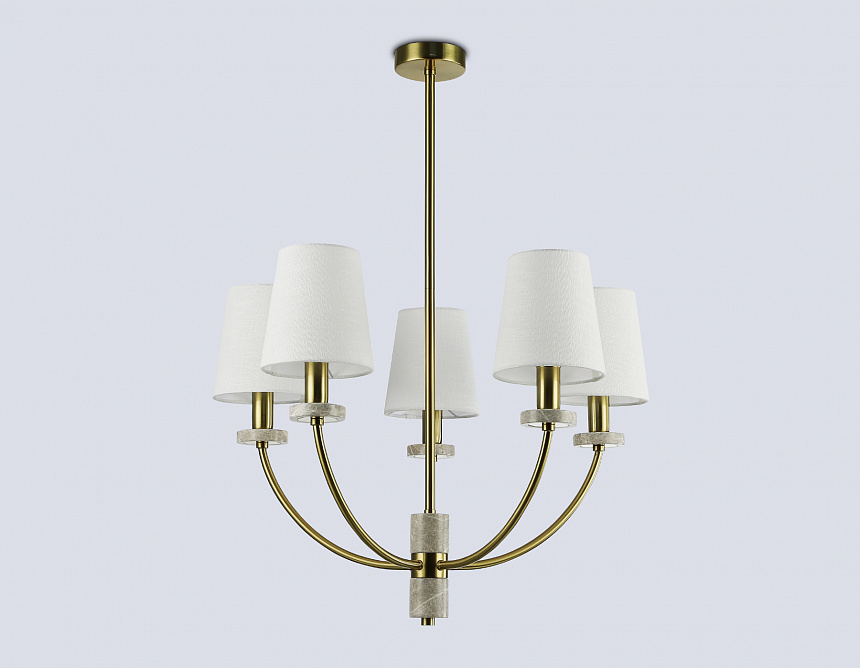 LH75351/5 SB/WH бронза/белый E14*5 max 40W D630*780