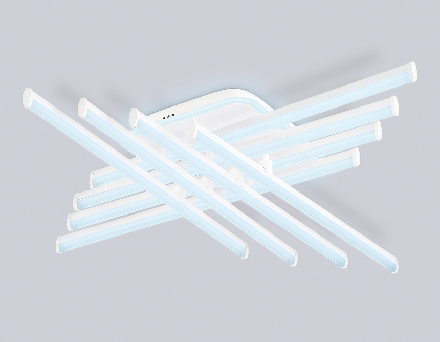 FL6261 WH белый 130W 3000K-6400K 810*810*130 (ПДУ ИК) FL6261 WH белый 130W 3000K-6400K 810*810*130 (ПДУ ИК)