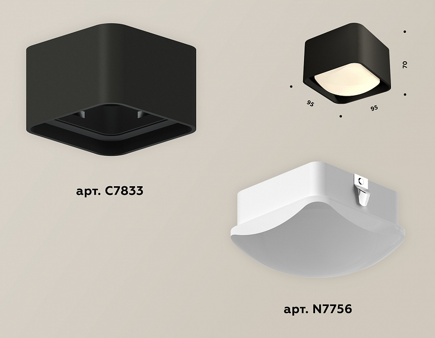 XS7833022 SBK/FR черный песок/белый матовый MR16 GU5.3 (C7833, N7756) XS7833022 SBK/FR черный песок/белый матовый MR16 GU5.3 (C7833, N7756)