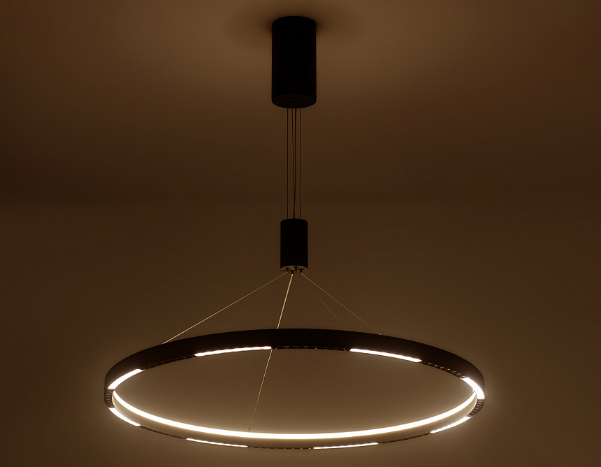 FL5856 BK черный 40W 3000K/4200K/6400K D800*860 (без ПДУ)