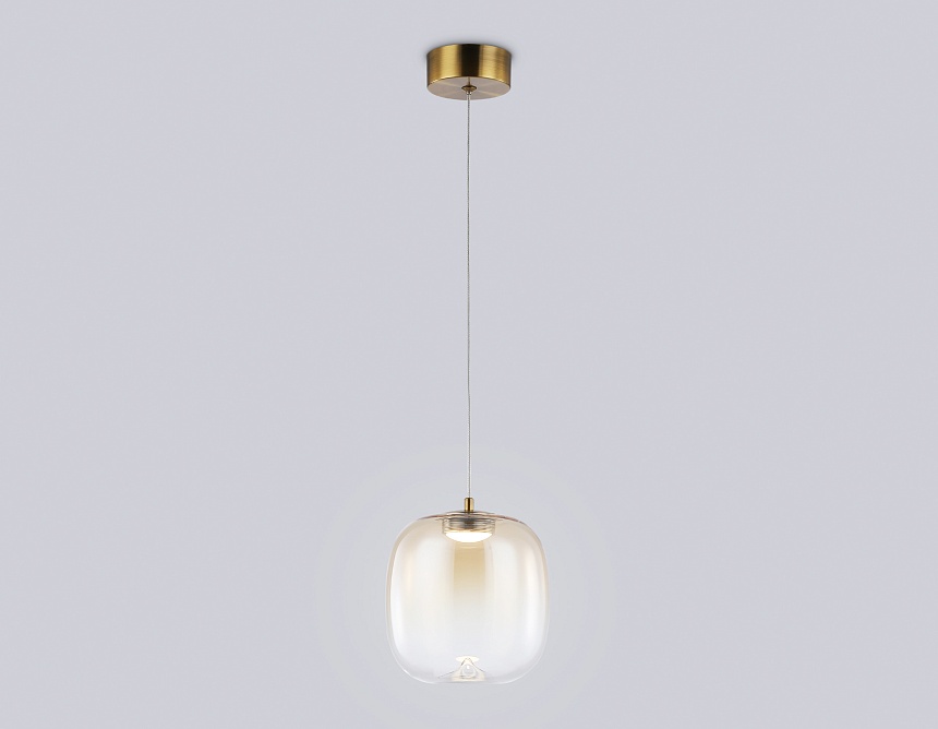 LH11093 BS/TI латунь/янтарь 4W 3000K D150*170