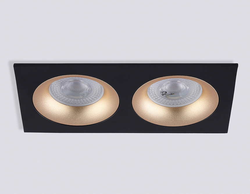 TN102735/2 BK/GD черный/золото GU5.3 175*92*23